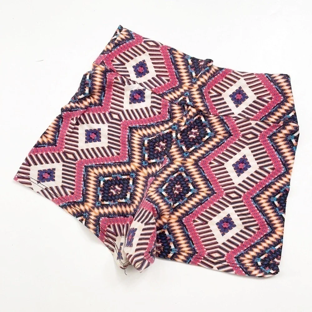 Charlotte Russe tribal print shorts